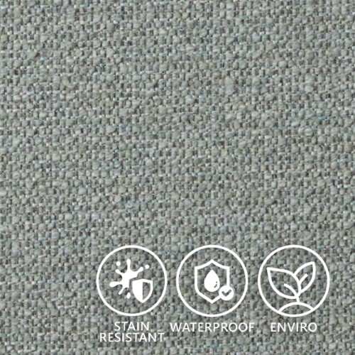 Seattle is a sustainably sourced fabric, featuring 77% recycled polyester. A durable on-trend woven bouclé, sure to add instant texture and interest to any modern space. Waterproof, stain resistant and anti-bacterial make this a great hard wearing choice. Composition: 100% Polyester (77% recycled).